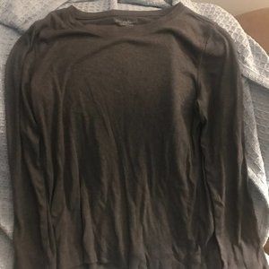 SimplyVera Long Sleeved Gray Tee-shirt